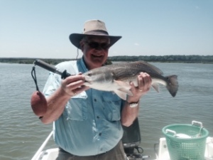 Al Sims with a nice redfish!