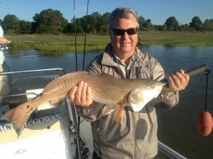 Gary Kornegay first time red fishing!