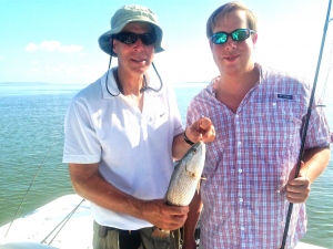 Carl Ivarsson and Trey catching seatrout and redfish!
