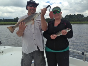 Michael Freeman & Daniel Cannon catching seatrout and redfish!