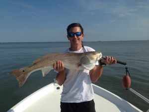Kyle Houston with 35 inch redfish!
