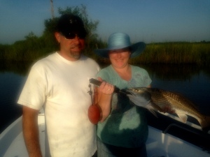 Brad and Cara Dora from Augusta. Cara with nice red!