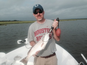 Sam Stanely with a nice redfish!
