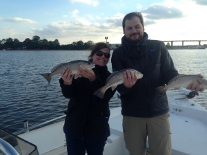 Katie and Ryan Kelly with some nice reds!