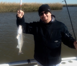 Ryan with a nice seatrout!
