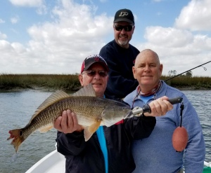 Grant, Dave & Capt. Jack with Dave's second large red.