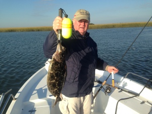 Bill Copeland with a 5 pound flounder!