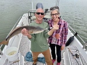 Lou Marcari & Heather with a nice red!